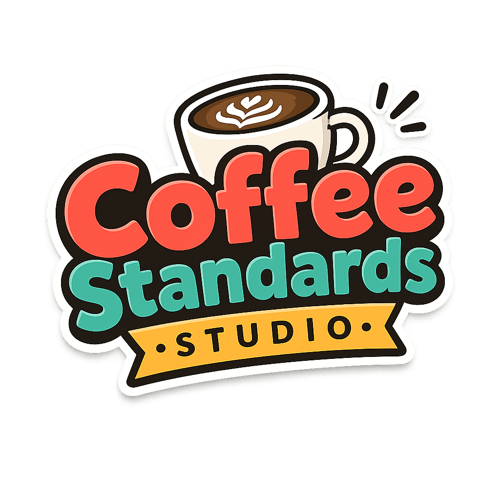 Retro cartoon coffee cup